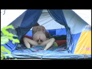 fucked in a tent in nature